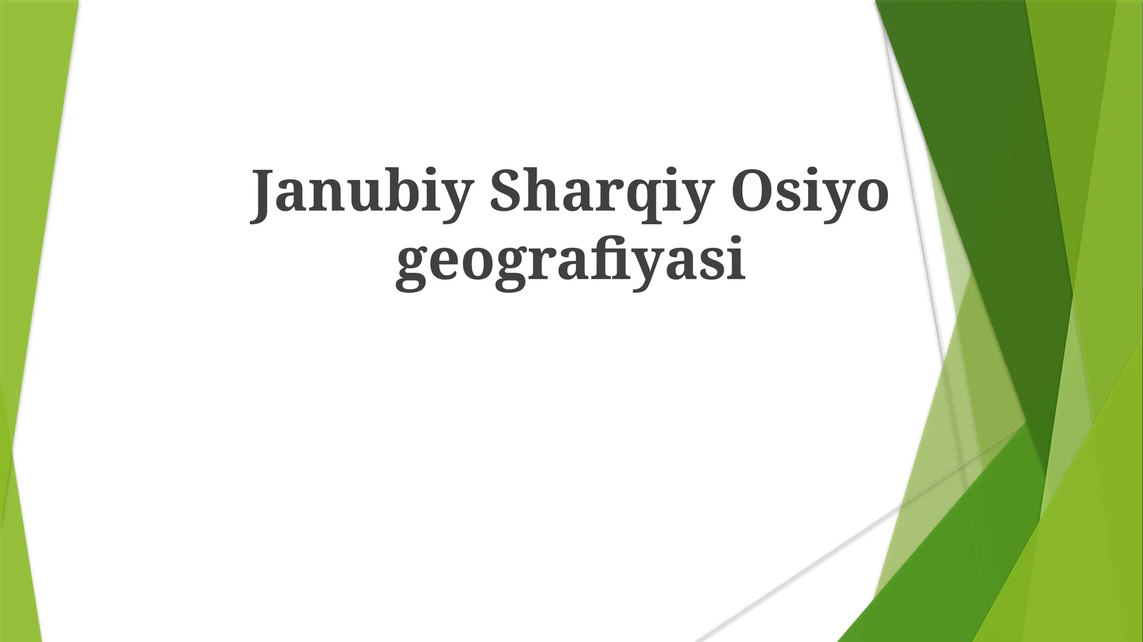 JanubiySharqiyOsiyogeografiyasi