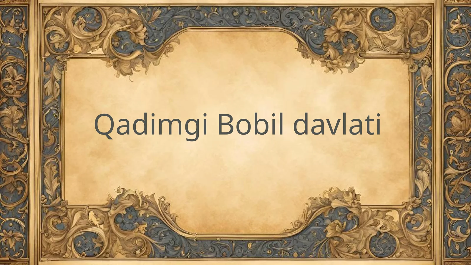 Qadimgi Bobil davlati