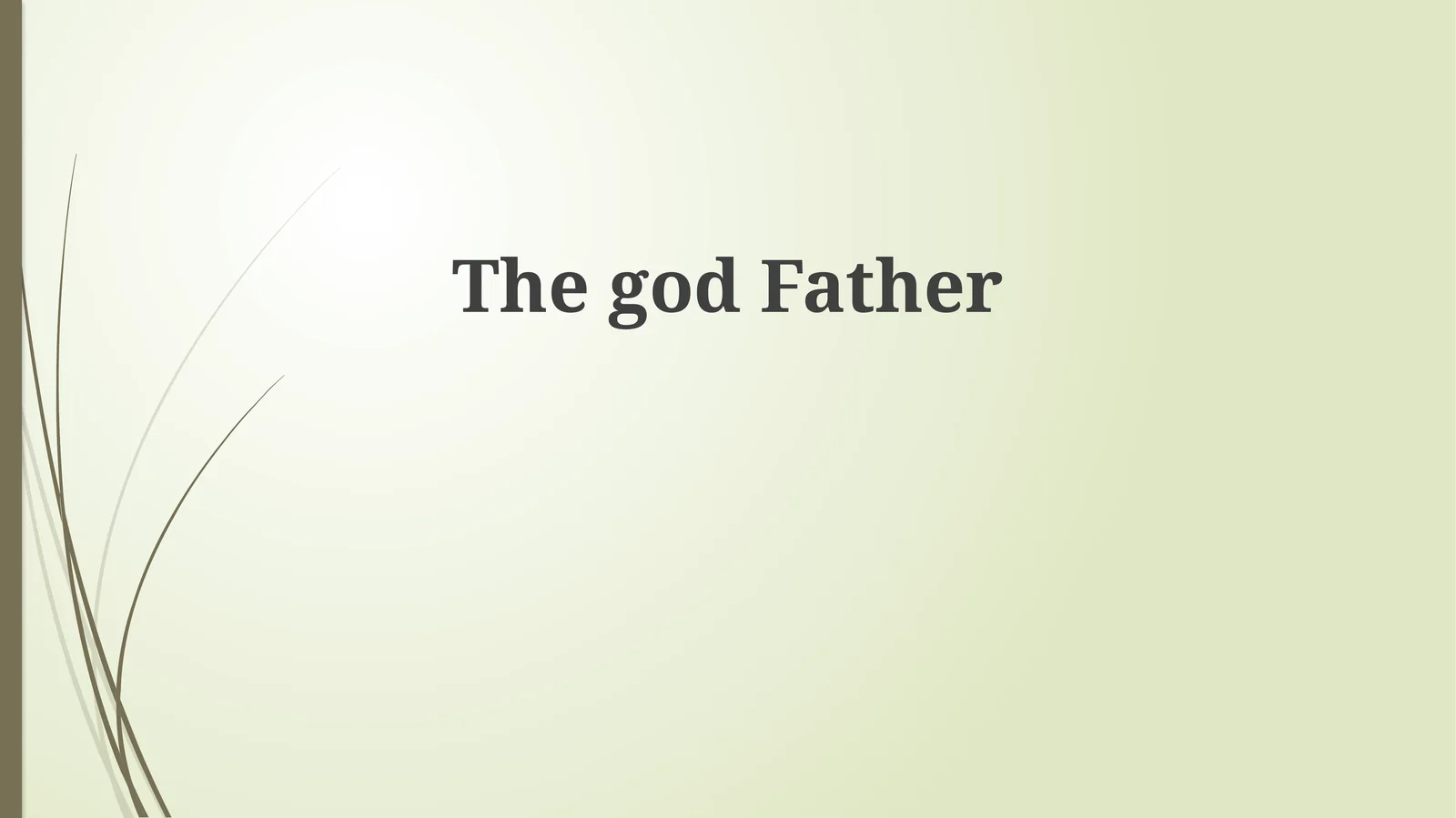 The Godfather
