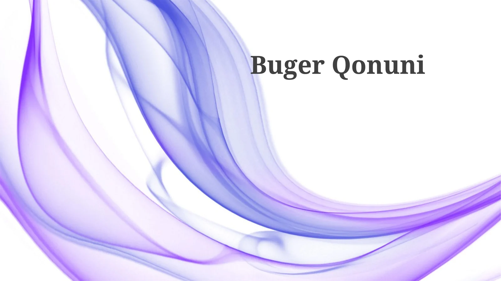 Buger Qonuni