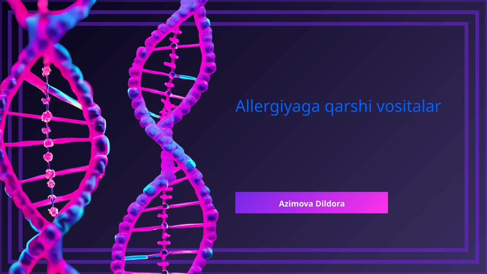 Allergiyaga qarshi vositalar