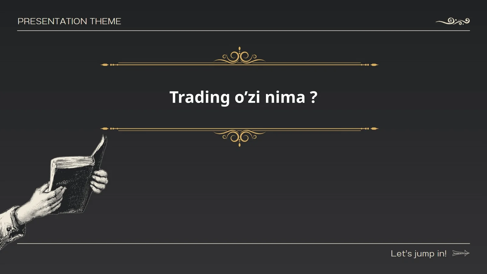 Trading o’zi nima?