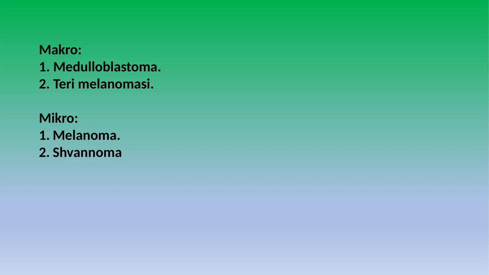 Medulloblastoma