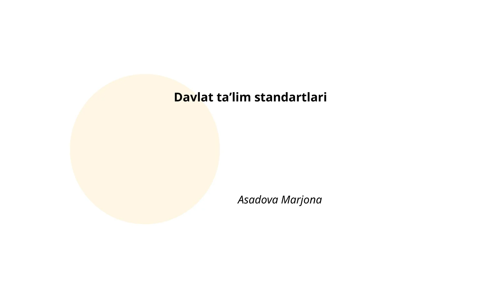 Milliy o'quv dasturlari