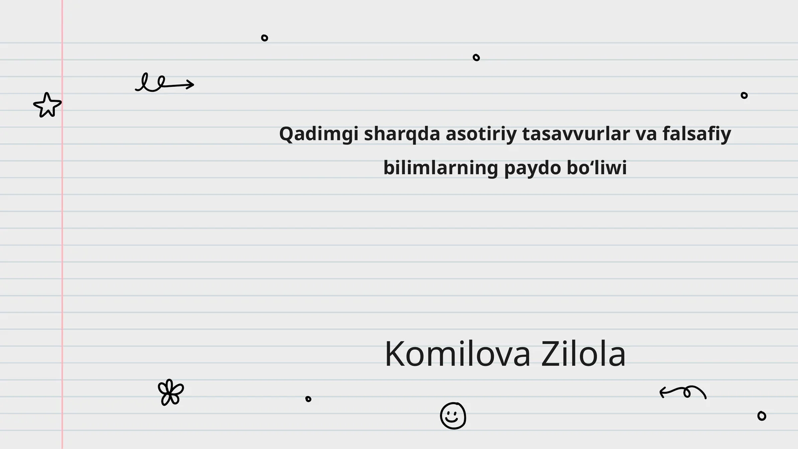 Qadimgi sharqda asotiriy tasavvurlar va falsafiy bilimlarning paydo boʻliwi