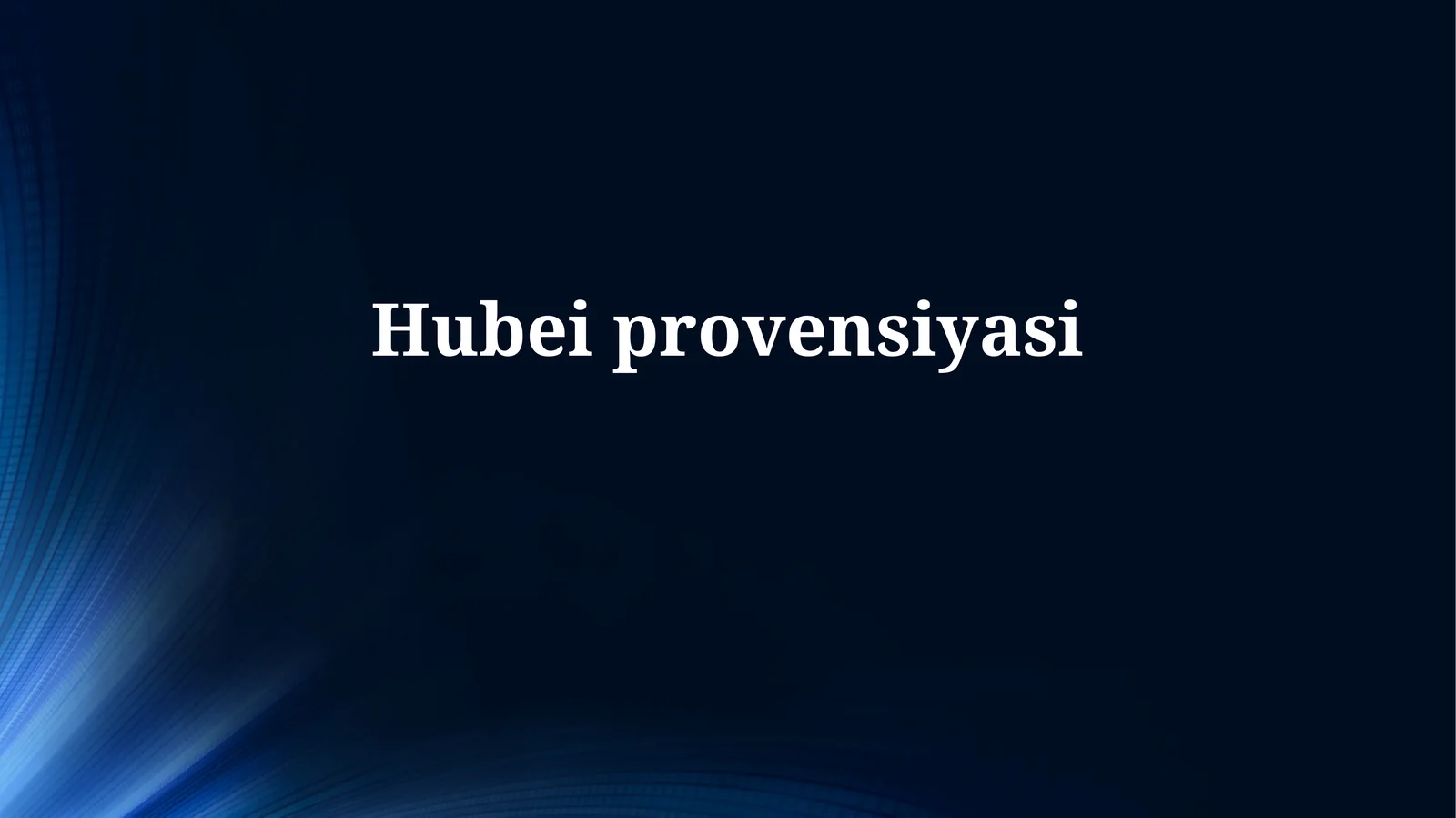 Xubey viloyati: Geografiya, tarix va demografiya