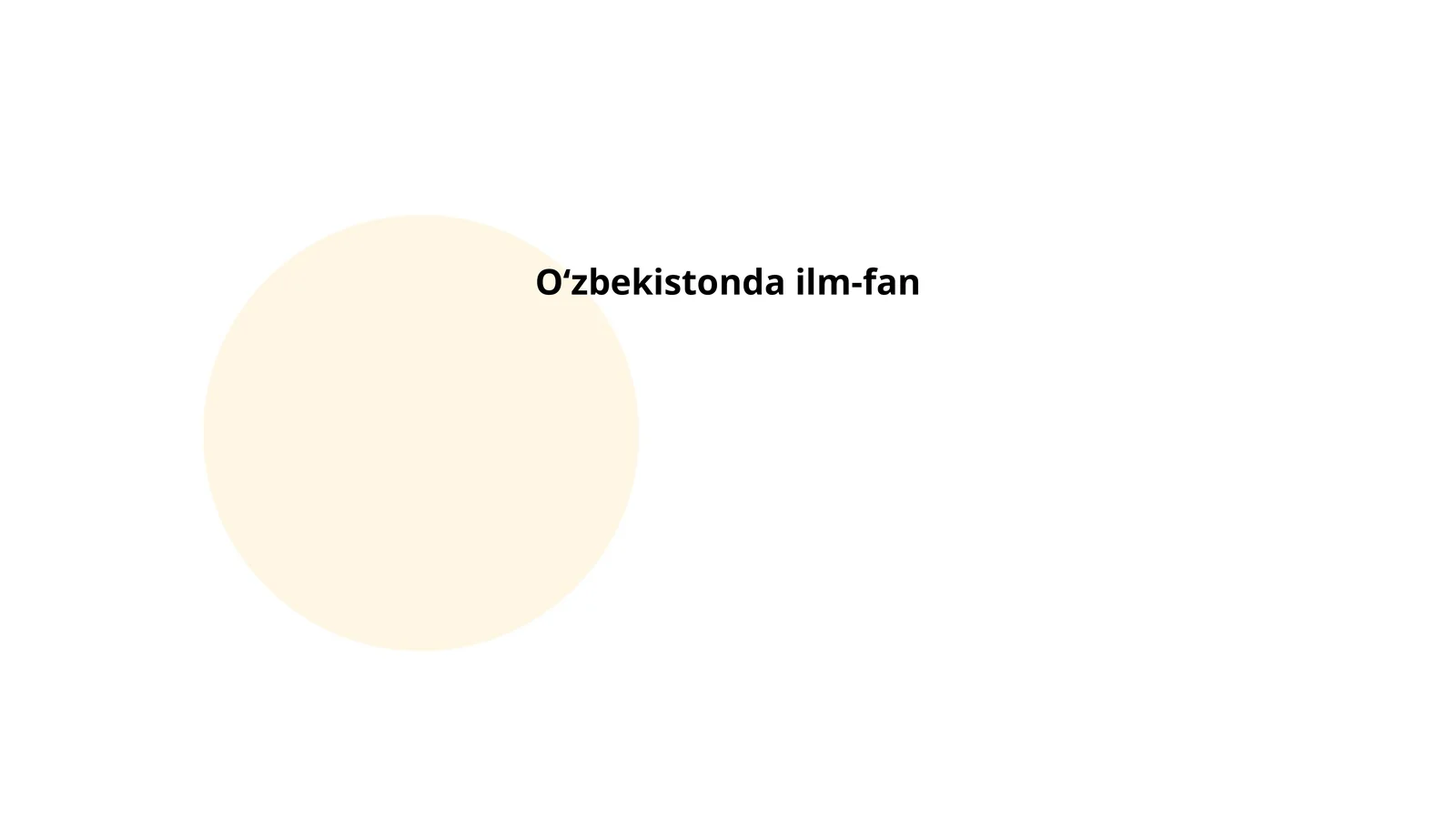 O'zbekistonda ilm-fan