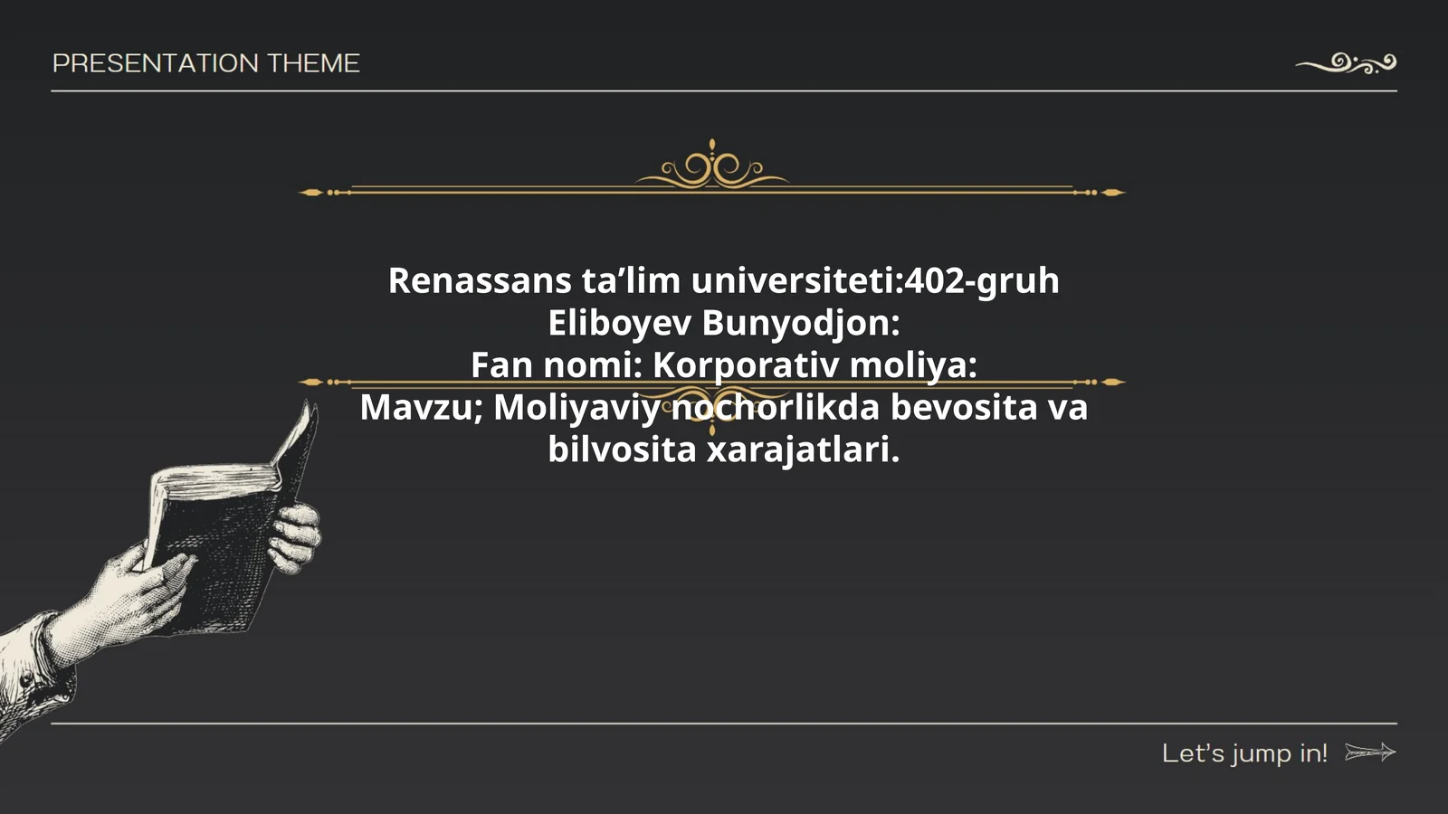 Korporativ moliya