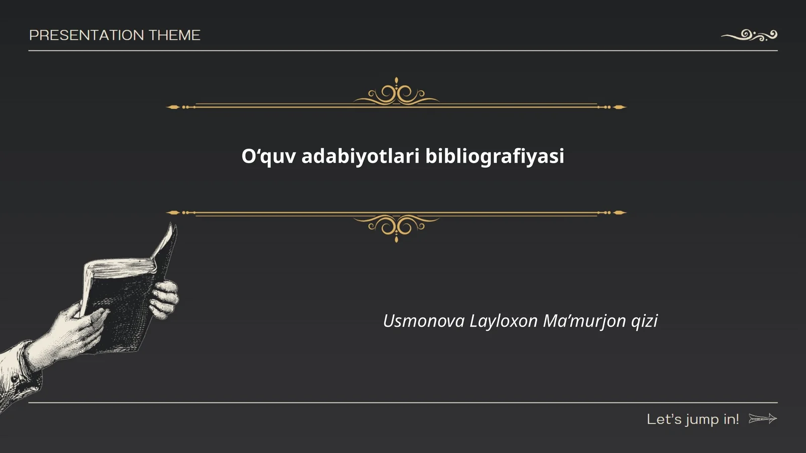 O‘quv adabiyotlari bibliografiyasi