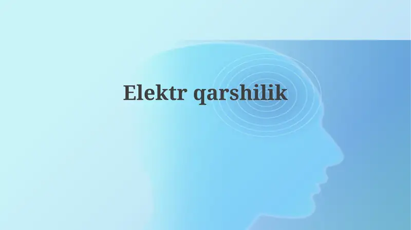 Elektr qarshilik va Ohm qonuni