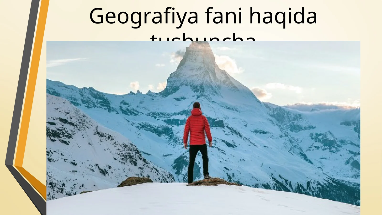 Geografiyafani haqida tushuncha