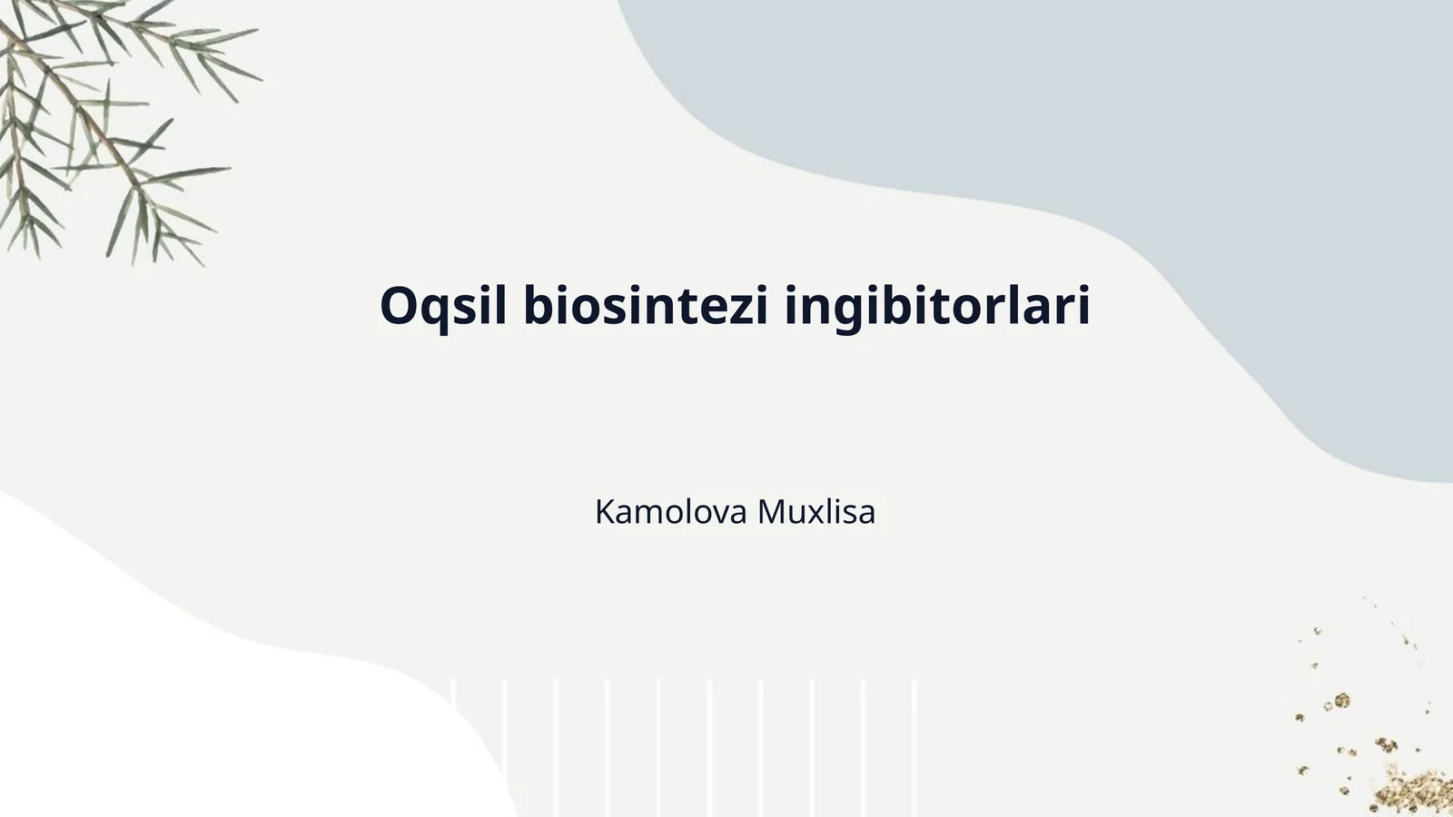 Oqsil biosintezi ingibitorlari