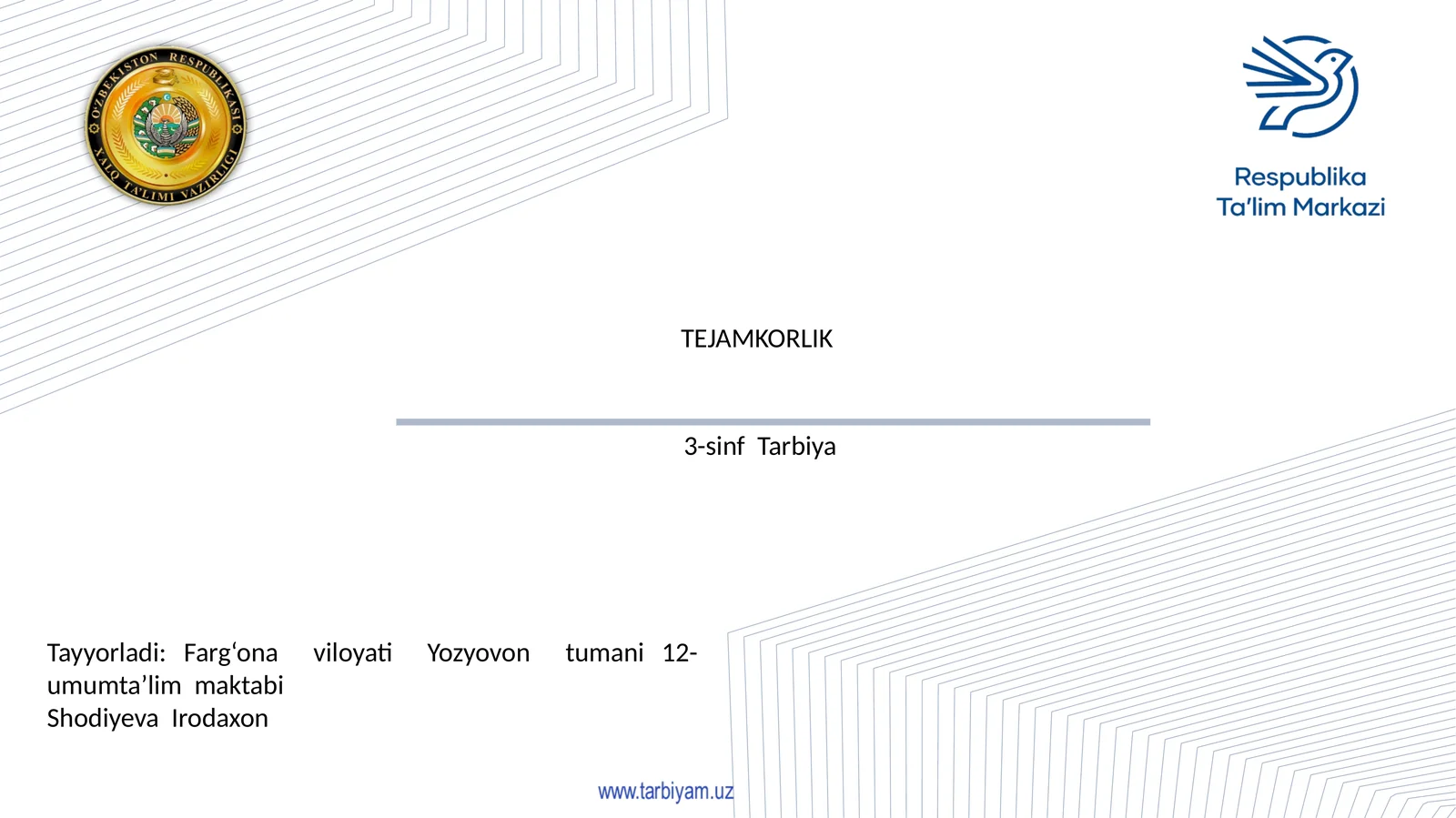 Farg‘ona viloyati Yozyovon tumani 12-umumta’lim maktabi