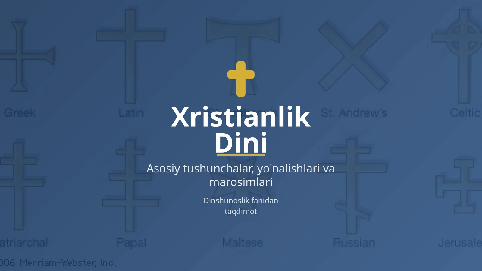xristianlik dini