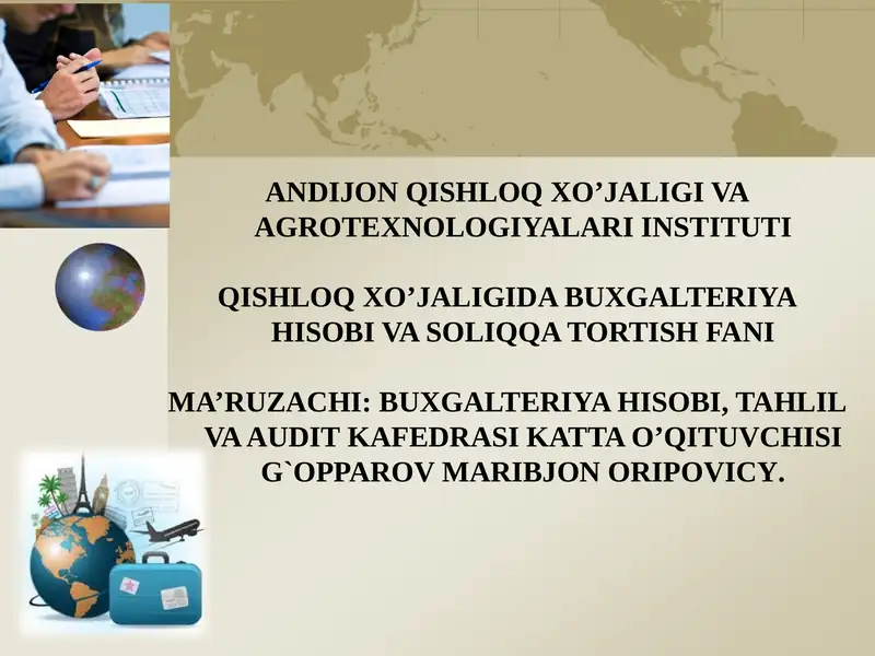 Xodimlar bilan hisob-kitoblar hisobi