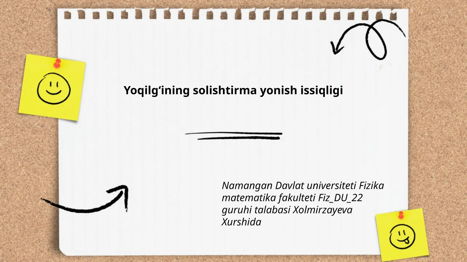 Yoqilgʻining solishtirma yonish issiqligi