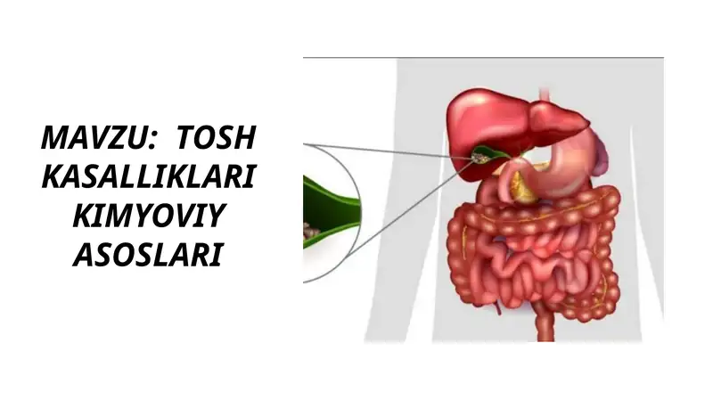 TOSH KASALLIKLARI KIMYOVIY ASOSLARI