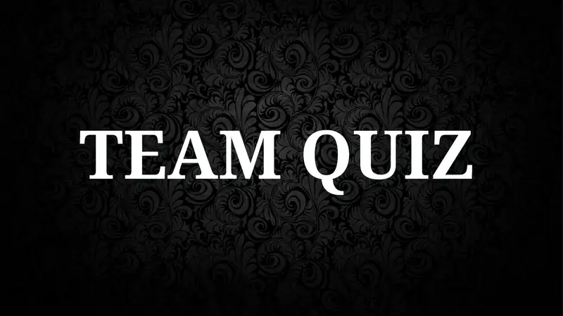 TEAM QUIZ