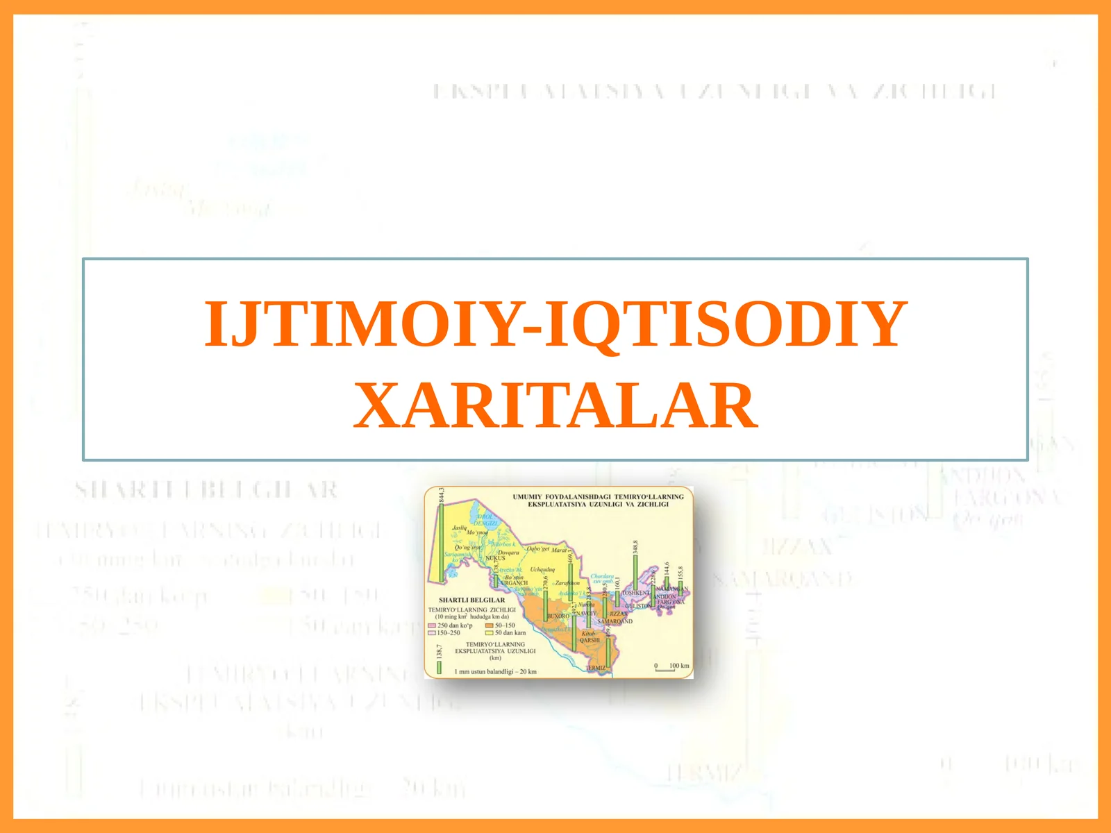 IJTIMOIY-IQTISODIY XARITALAR