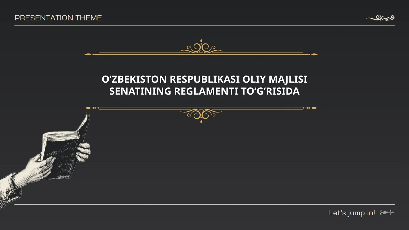 O‘ZBEKISTON RESPUBLIKASI OLIY MAJLISI SENATINING REGLAMENTI TO‘G‘RISIDA
