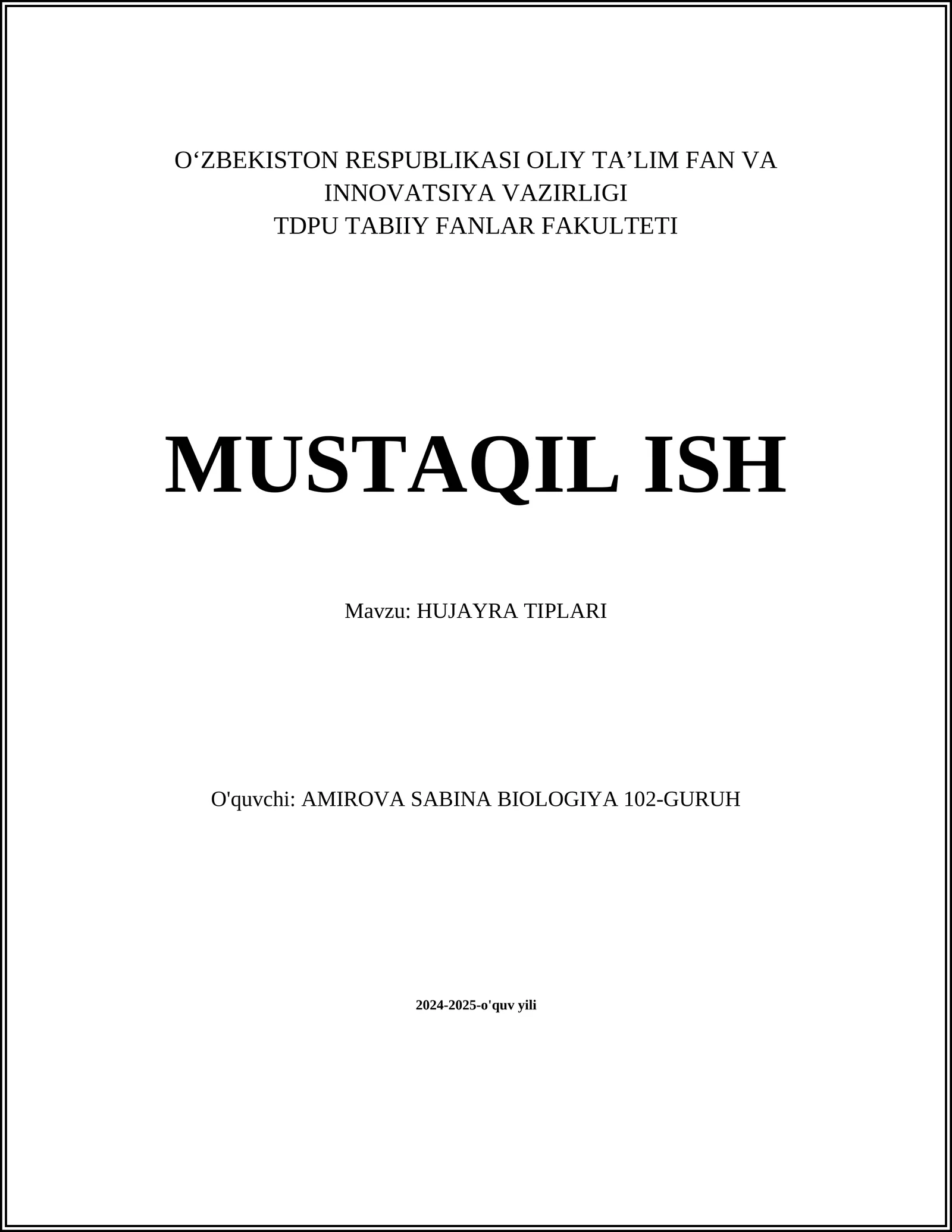 HUJAYRA TIPLARI