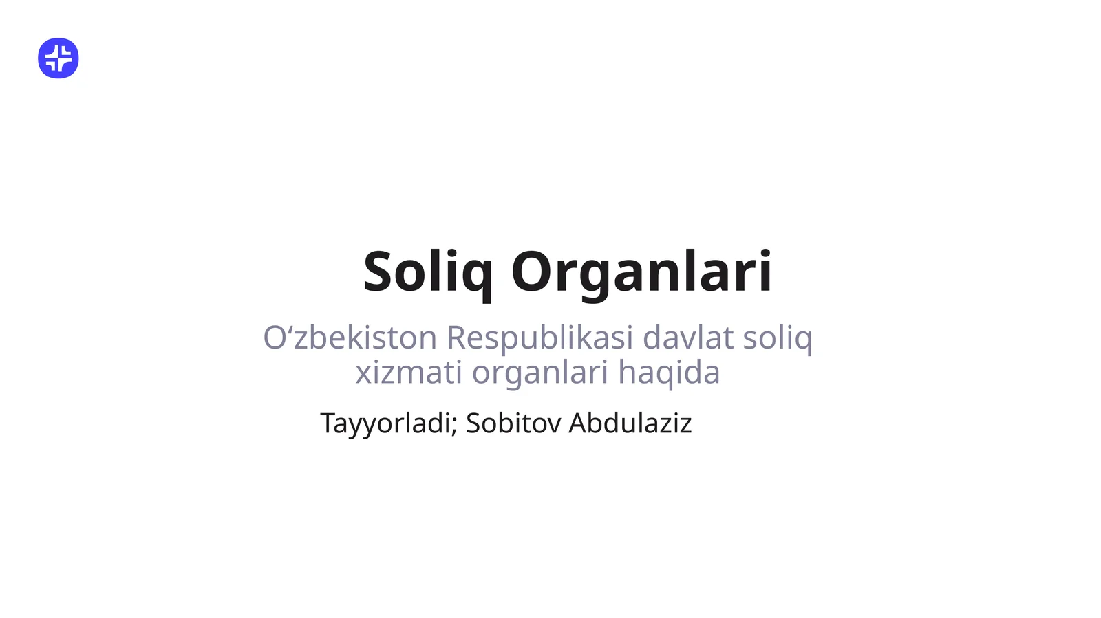 Soliq Organlari