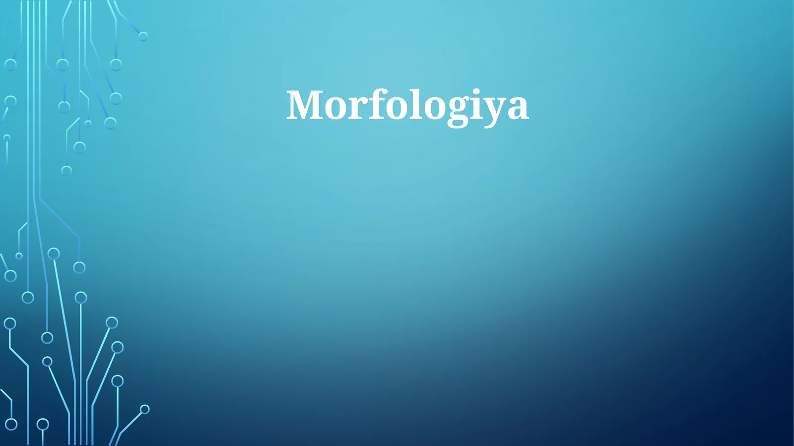 Morfologiya