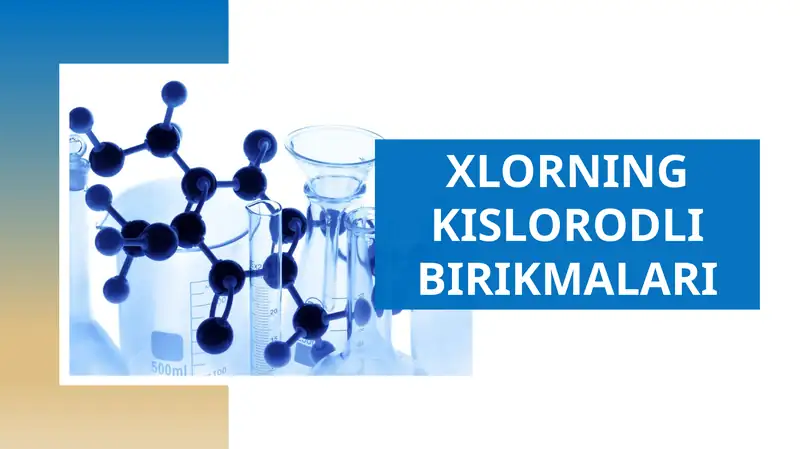 Xlorning kislorodli birikmalari