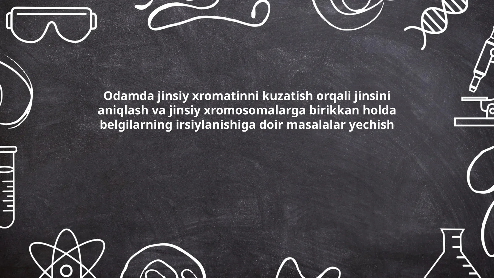 Jinsiy xromatin nima?