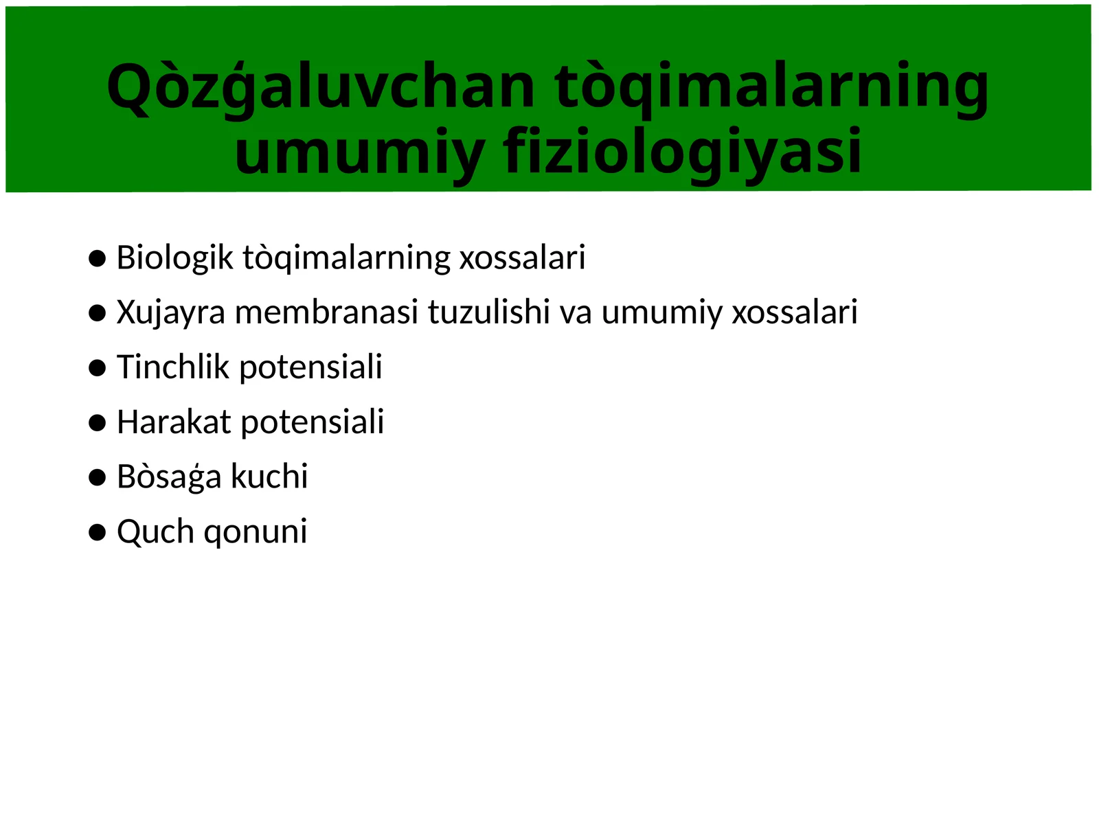 mustaqil ish. prezintatsiya