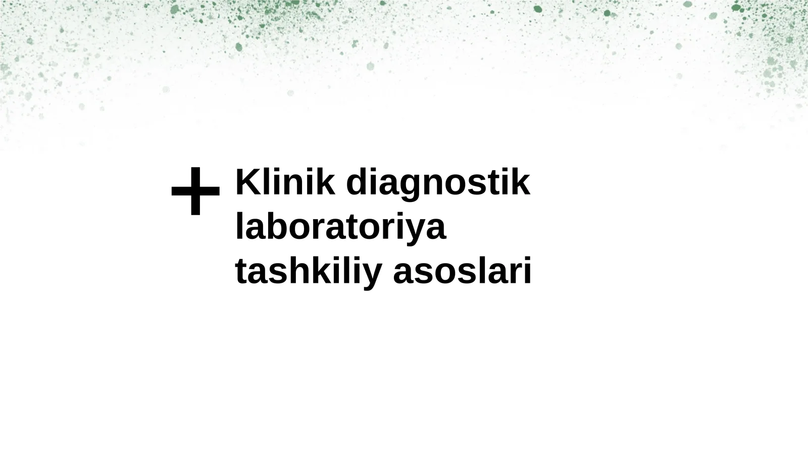 Klinikdiagnostik laboratoriyatashkiliyasoslari