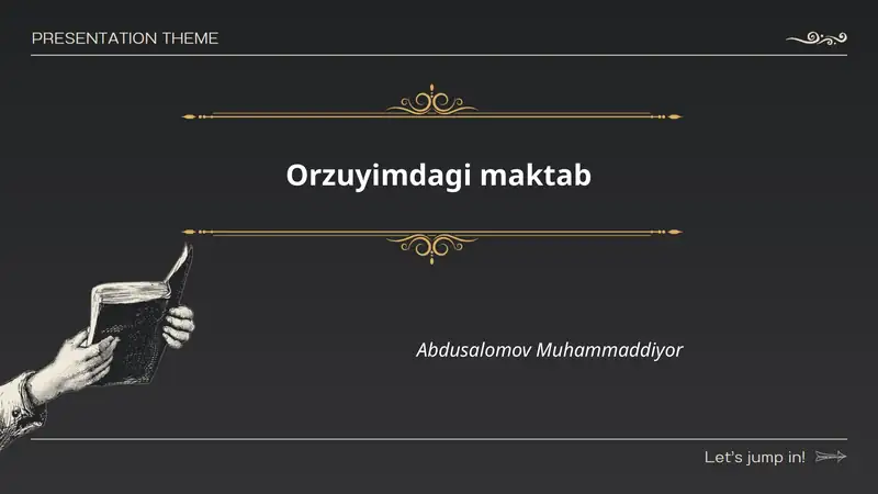 Orzuyimdagi maktab