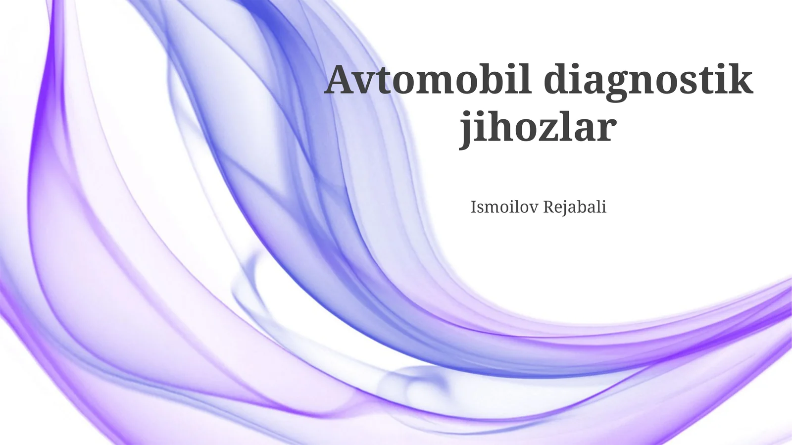 Avtomobil diagnostik jihozlar