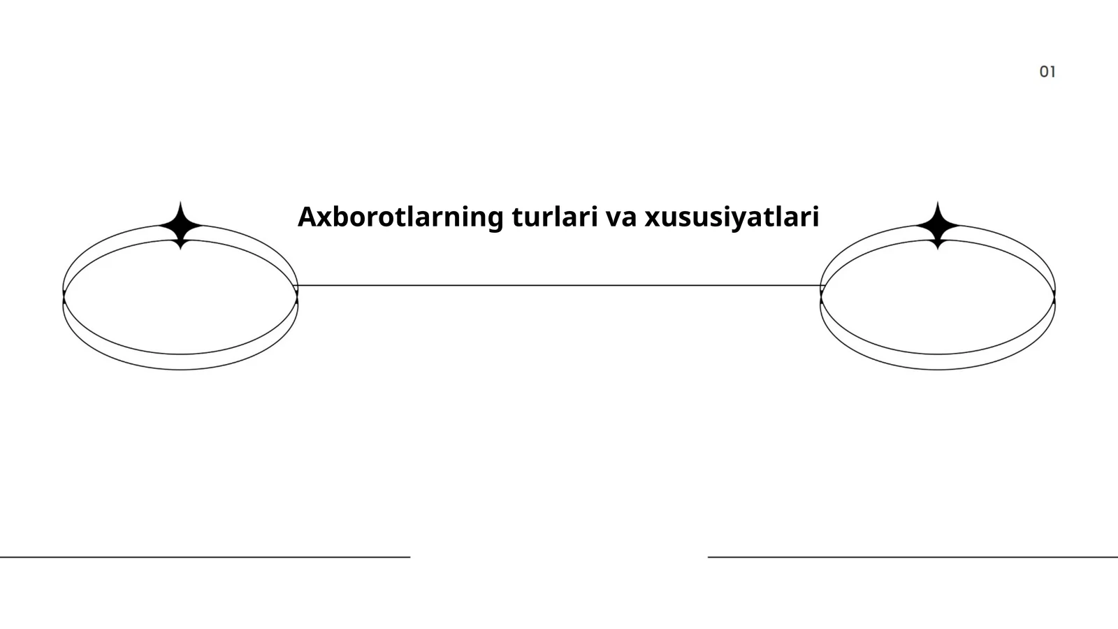 Axborotlarning turlari va xususiyatlari