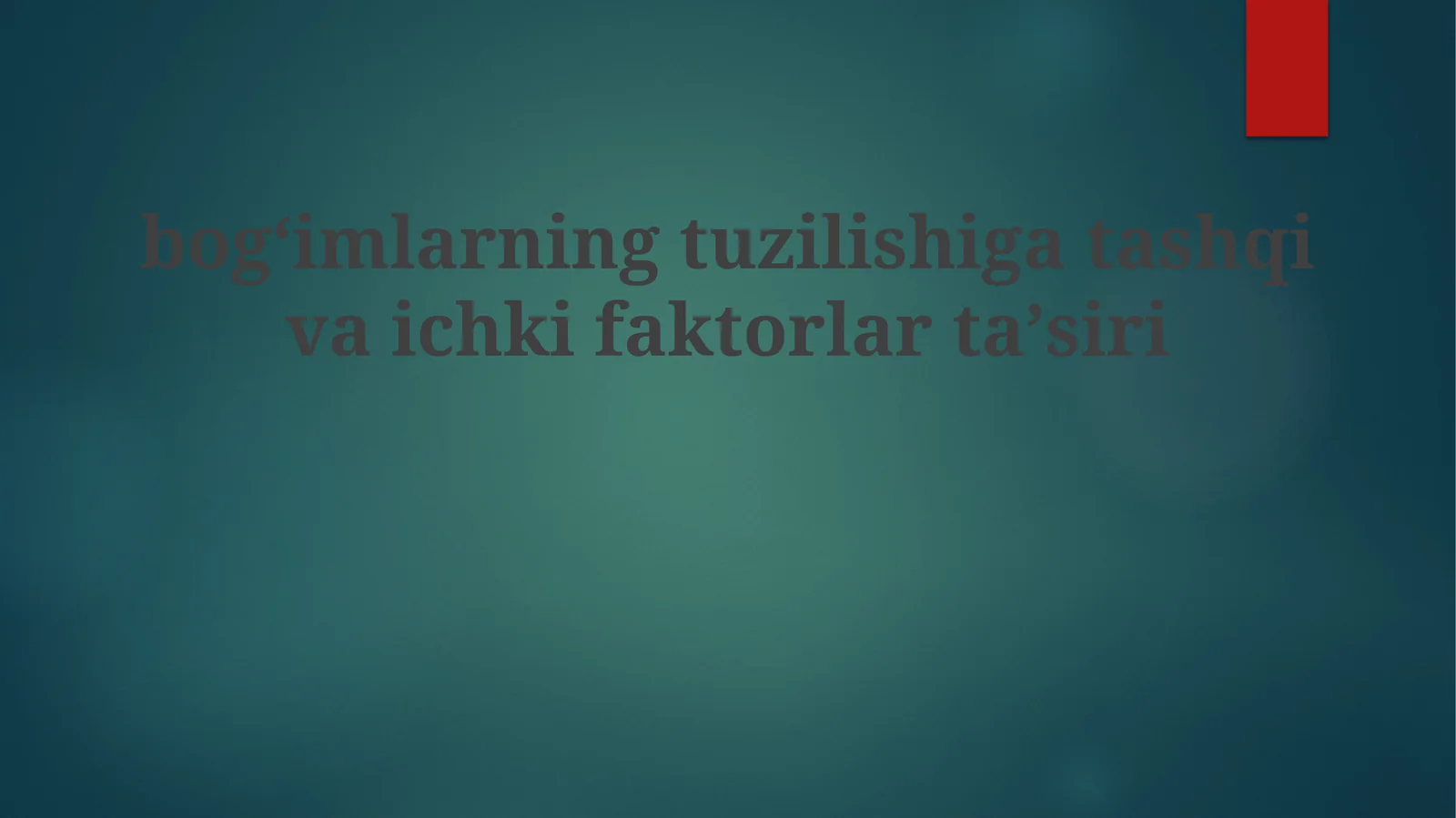 Travmalar va boʻgʻim tuzilishi