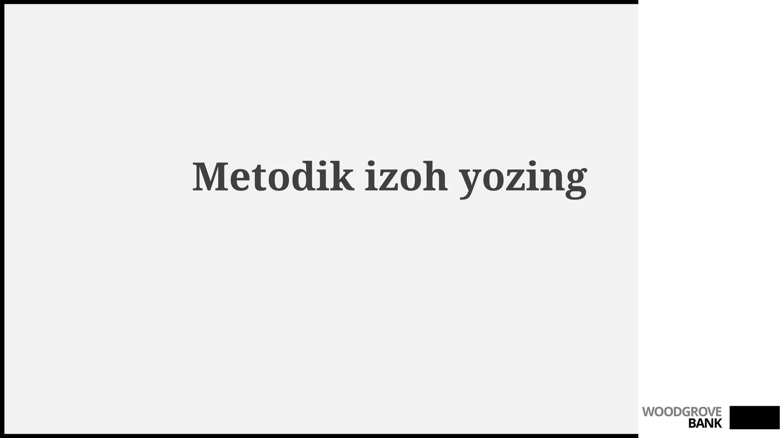 Metodikizohyozing
