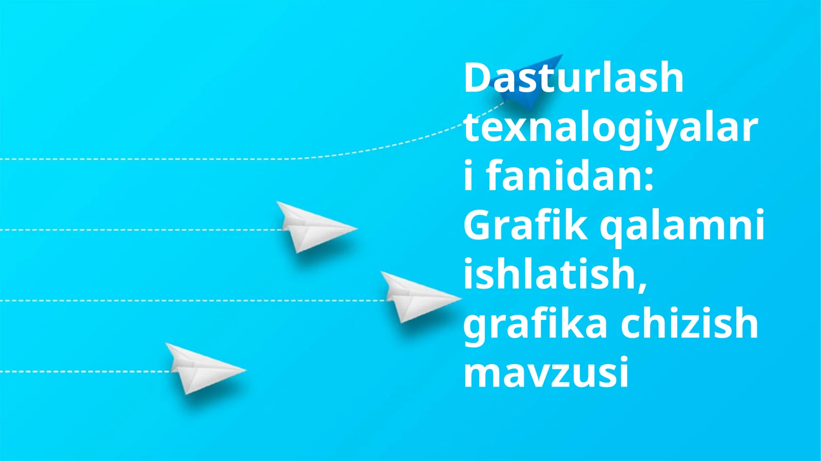 Grafik qalamni ishlatish, grafika chizish
