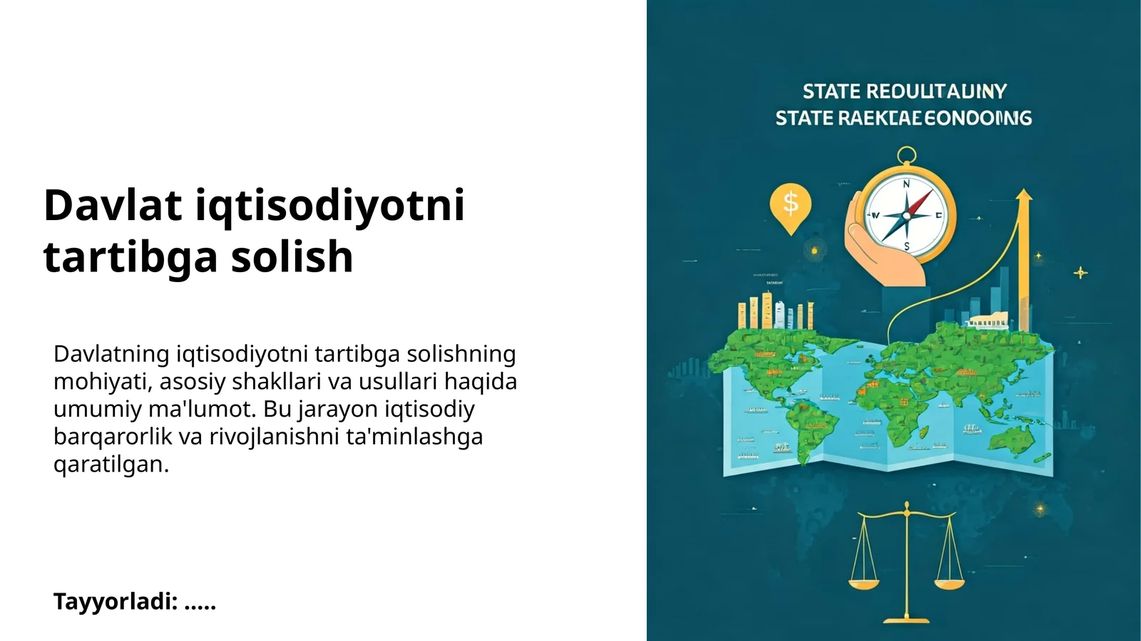 Davlat iqtisodiyotni tartibga solish
