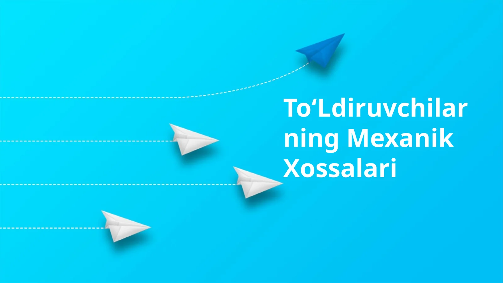 ToʻLdiruvchilarning Mexanik Xossalari