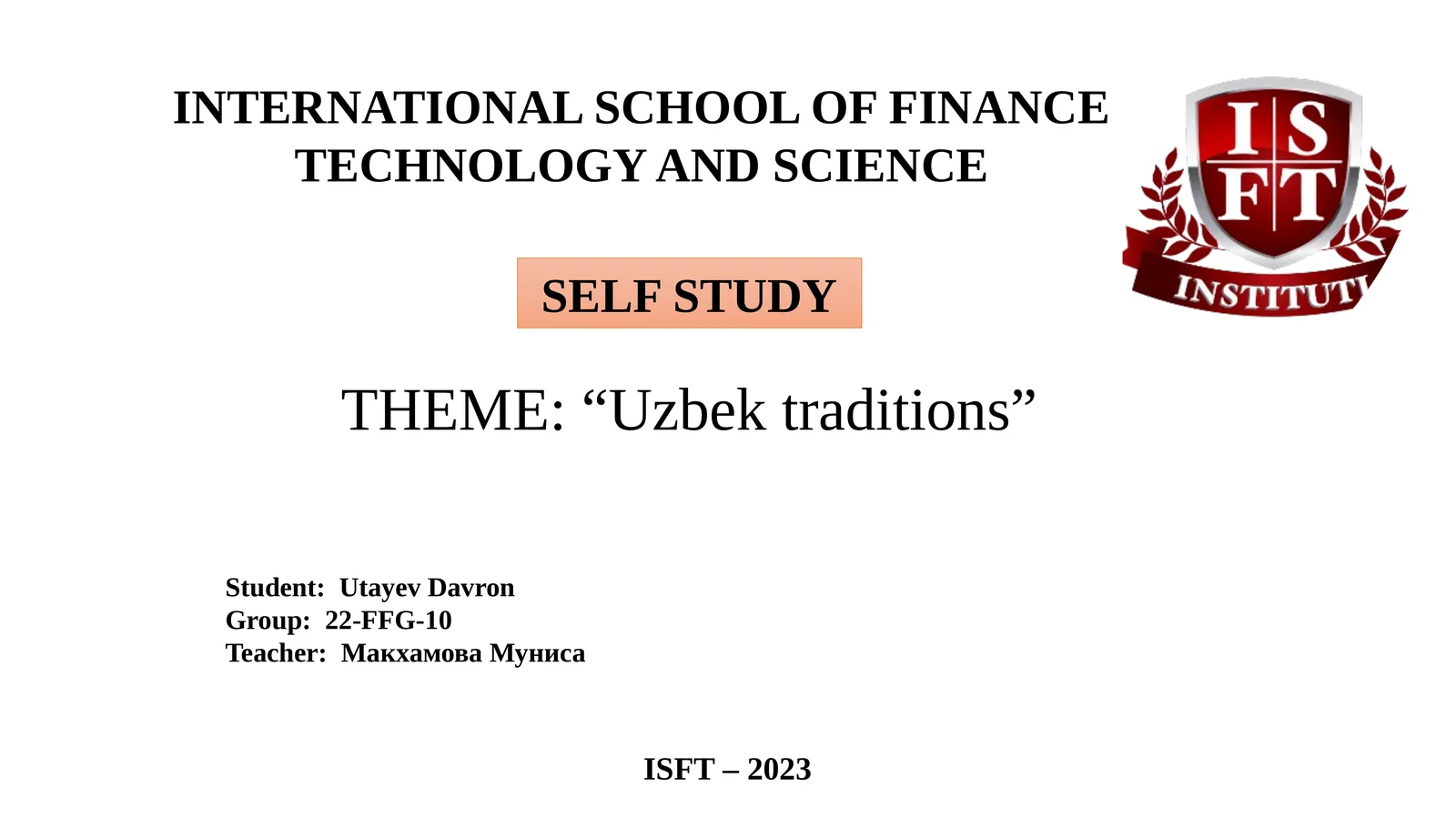 National customs and traditions of Uzbekistan