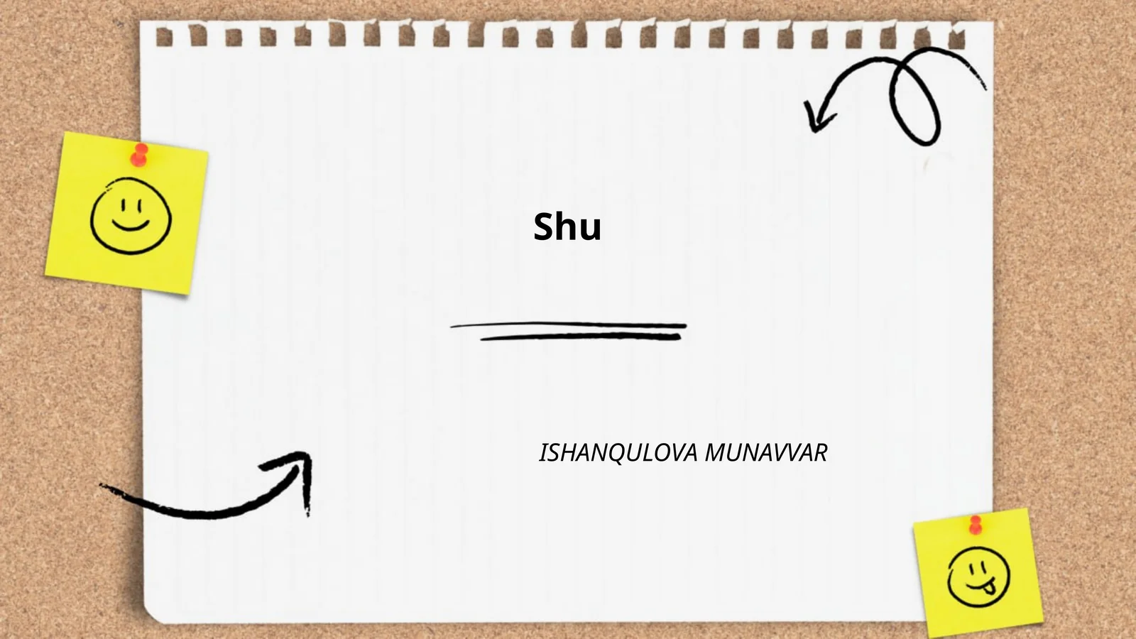 Shu so'zining ma'nosi