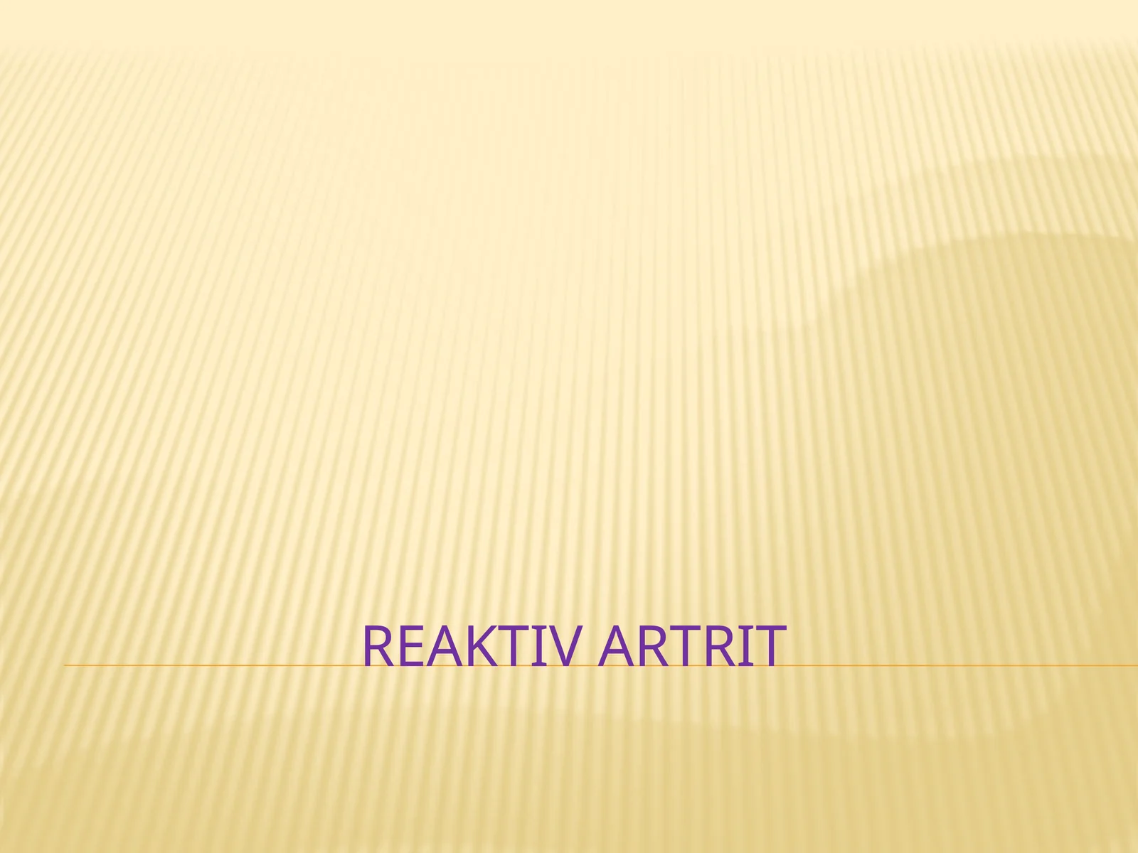 REAKTIV ARTRIT