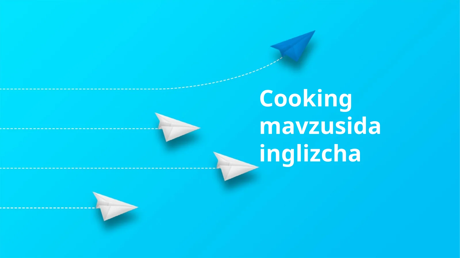 Cooking mavzusida inglizcha