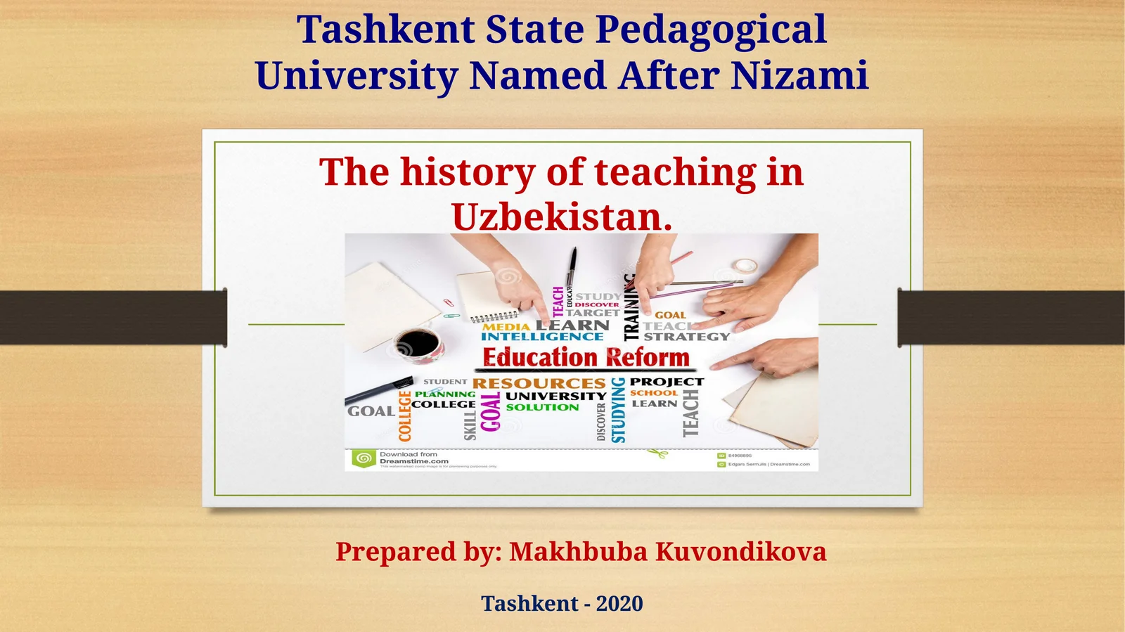 The history of teaching in Uzbekistan