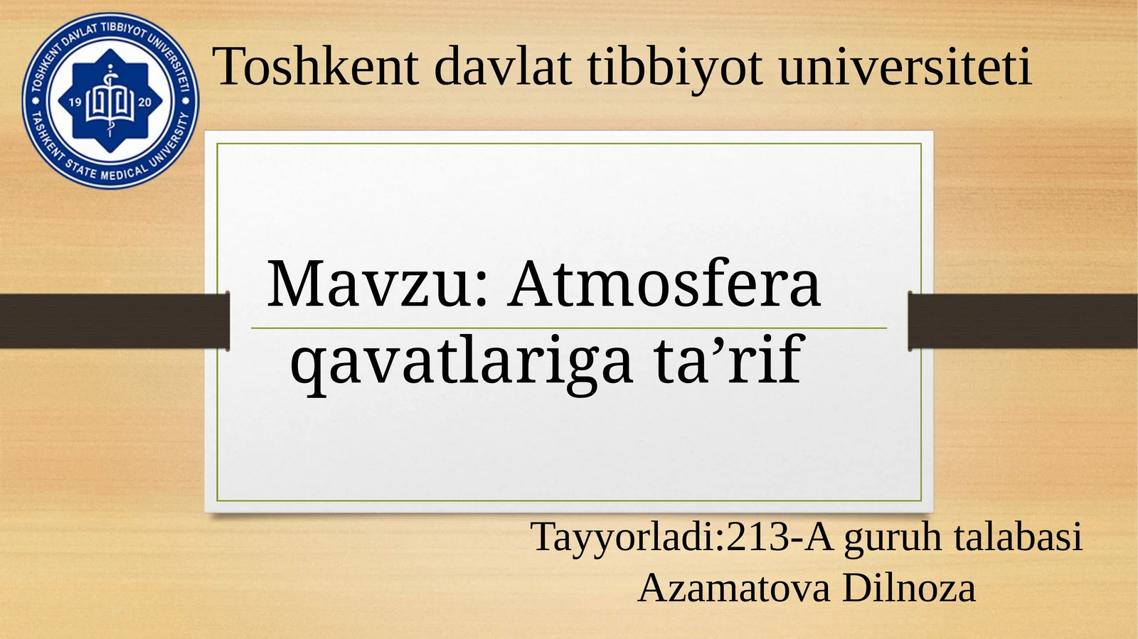 Atmosfera qavatlariga ta’rif