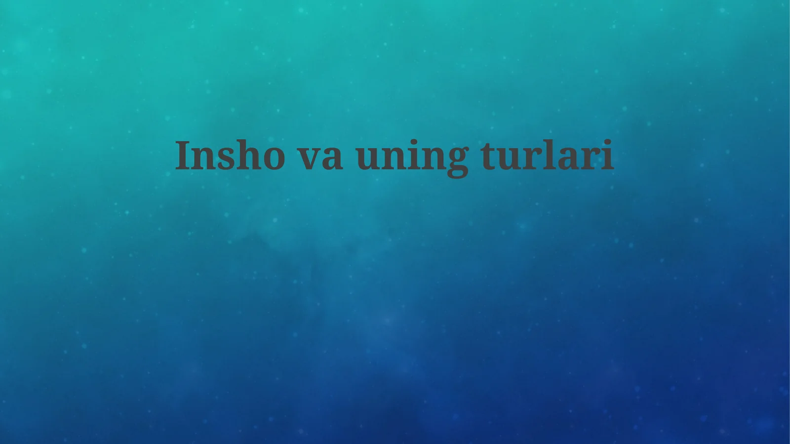 Inshovauningturlari