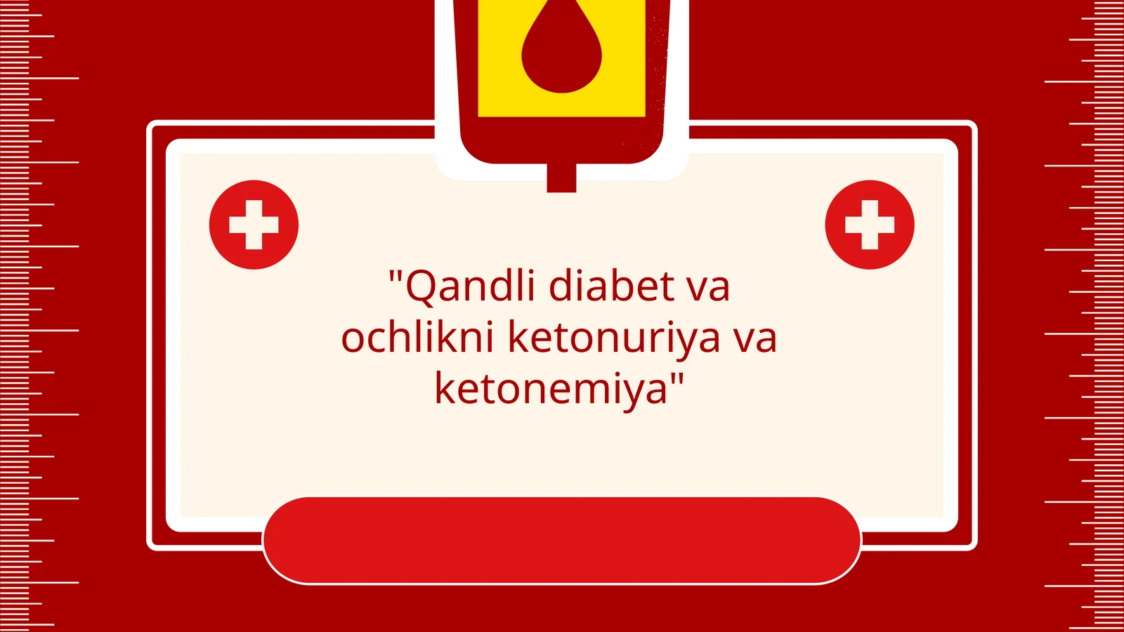Qandli diabet va ochlikni ketonuriya va ketonemiya