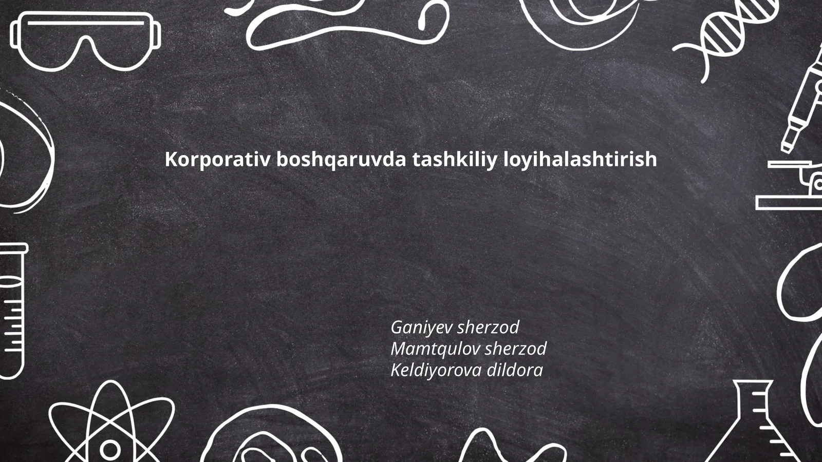Korporativ Boshqaruvda Tashkiliy Loyihalashtirish