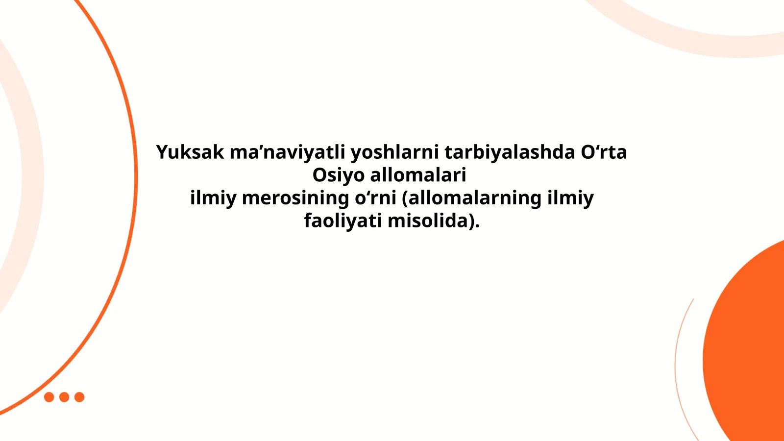 Al-Farg‘oniy va astronomiya ilmidagi o‘rni
