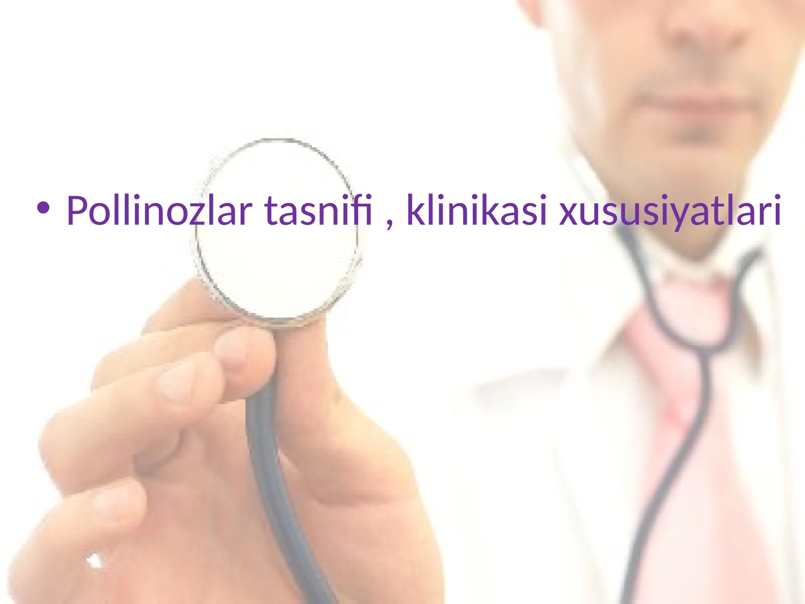 Pollinozlar tasnifi, klinikasixususiyatlari